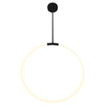 Hoops Chandeliers 24in Black LED