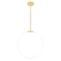 Hoops Chandeliers Satin Gold 24in LED