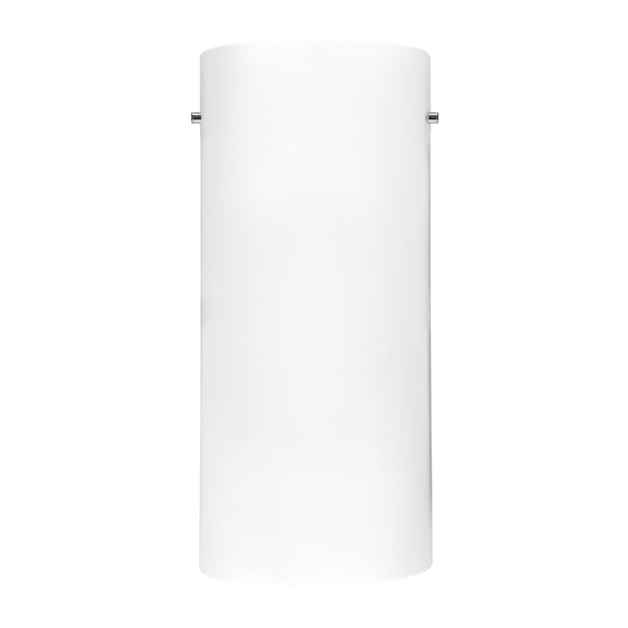 Hudson 13-in Steel Brushed Nickel/Chrome Wall Sconce