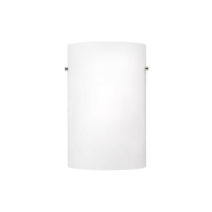 Hudson 9-in Steel Brushed Nickel/Chrome Wall Sconce