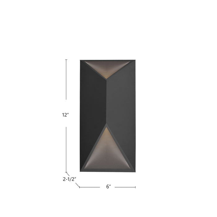 Indio 12-in Aluminum Outdoor Wall Sconce