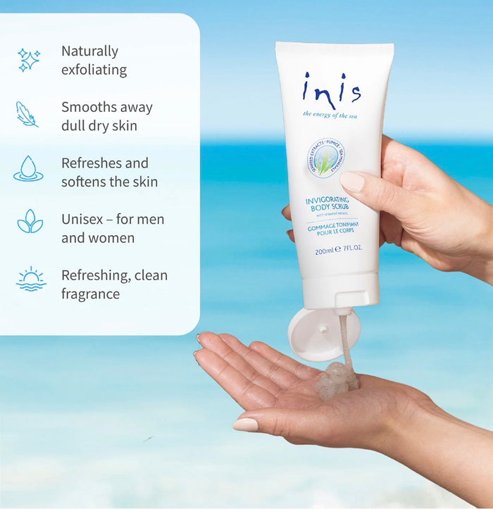 INIS THE ENERGY OF THE SEA Invigorating Body Scrub 7 fl. oz.