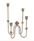 Iron taper candle holder