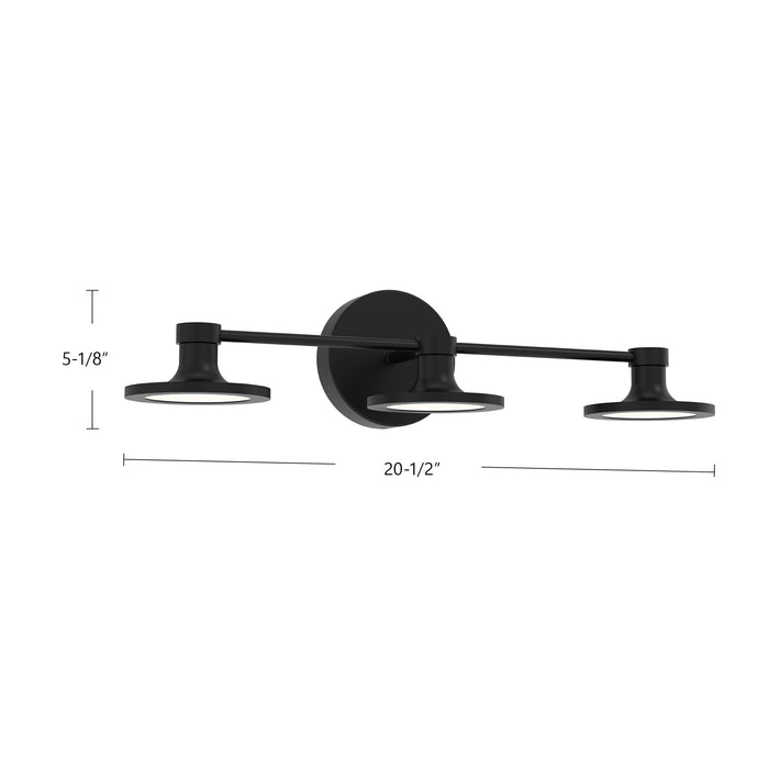 Issa 21-in Aluminum Vanity Light