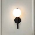 Julep 15-inch 1-light Matte Black Vanity Light with Opal Glass Shade