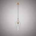 1 Lights June 6-in Pendant  Aged Brass  Dimmable 60W