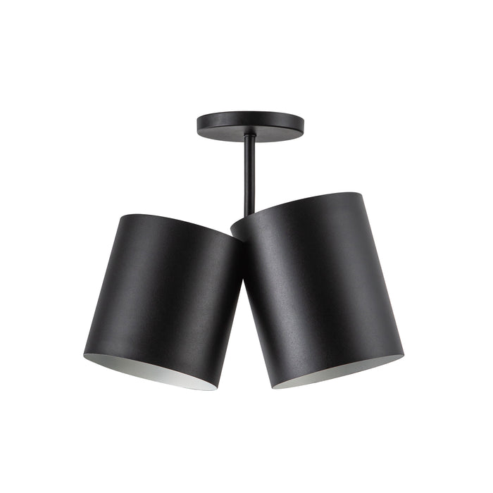 Keiko 14-in Aluminum Semi-Flush Mount