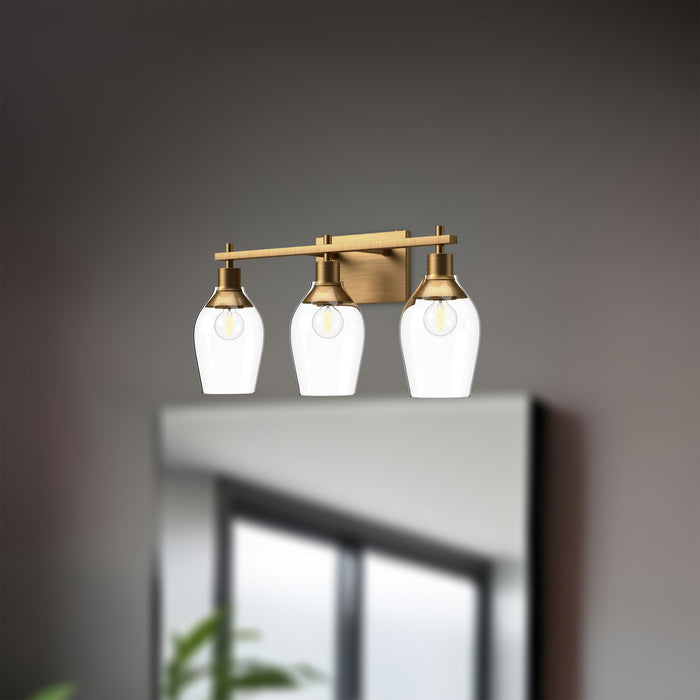 Kingsley 22-in Steel Vanity Light