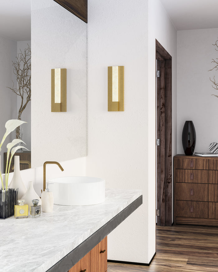 Kismet 14-in Steel Vanity Light