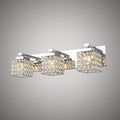 3 Lights Lane Vanity Light Polished Chrome  Dimmable 150W