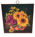 Large Art Jeweled Flower Pumpkin