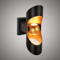 Led 10-in exterior wall light Matte Black  Dimmable 12W