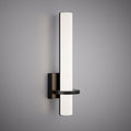 Led 18-in Wall Sconce Matte Black  Dimmable 13W