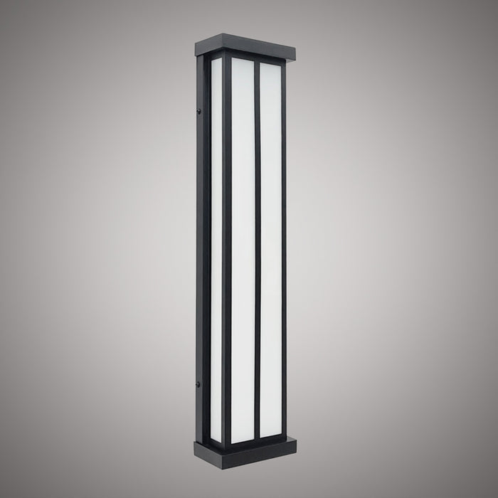 Led 24-in exterior  wall light Matte Black  Dimmable 25W
