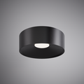 Led 4-in flush mount Matte Black  Dimmable 15W