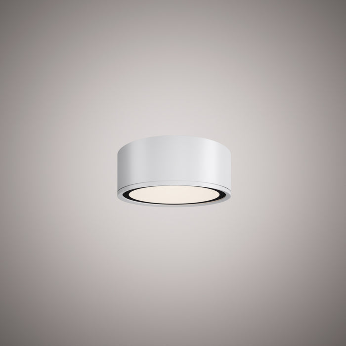 Led 4-in flush mount Matte White  Dimmable 12W