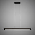Led 48-in linear Chandelier Matte Black  Dimmable 40W