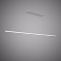 Led 59-in Linear Chandelier Matte White  Dimmable 32W