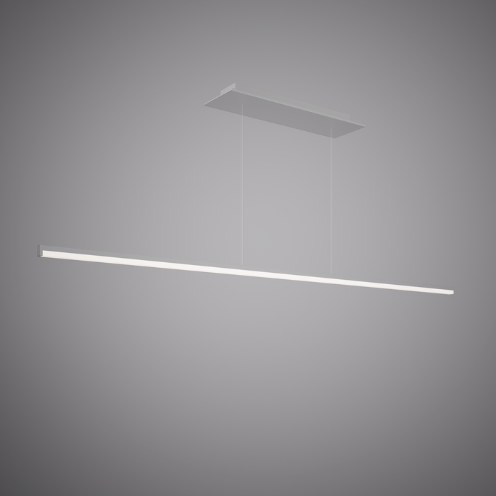 Led 59-in Linear Chandelier Matte White  Dimmable 32W
