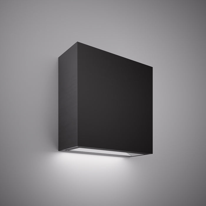 Led exterior wall light  Matte Black  Dimmable 12W