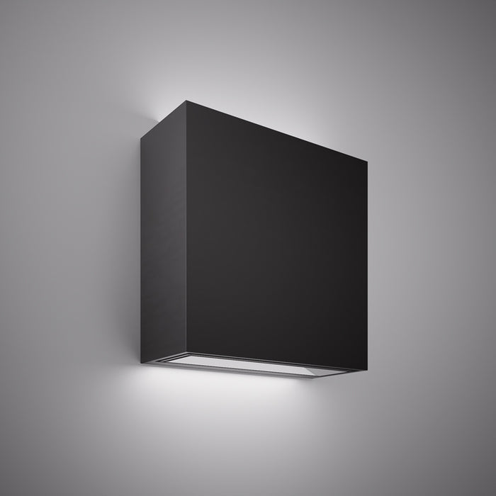 Led exterior wall light  Matte Black  Dimmable 24W