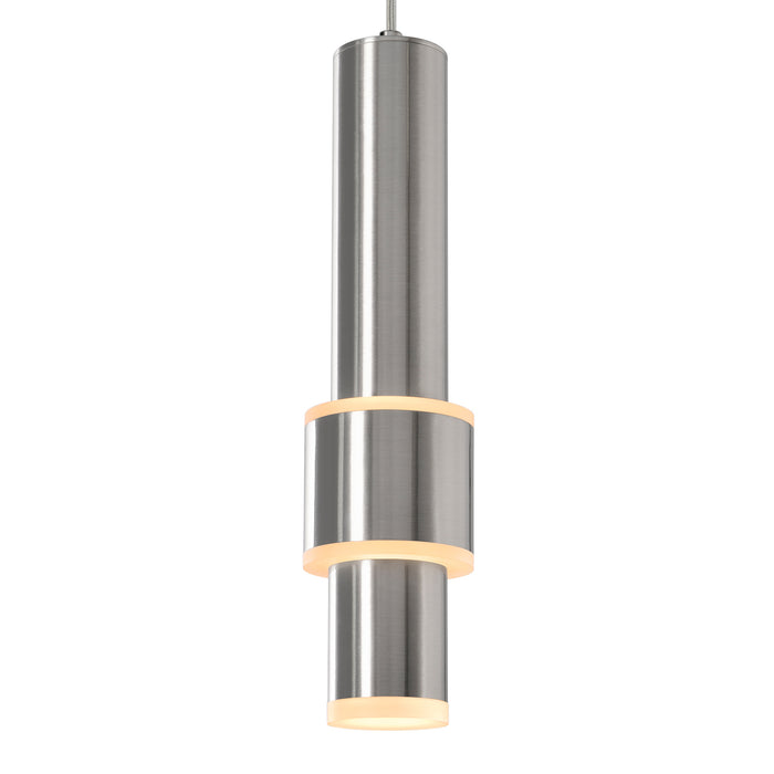 Lena Pendants Satin Nickel 5 Inch LED