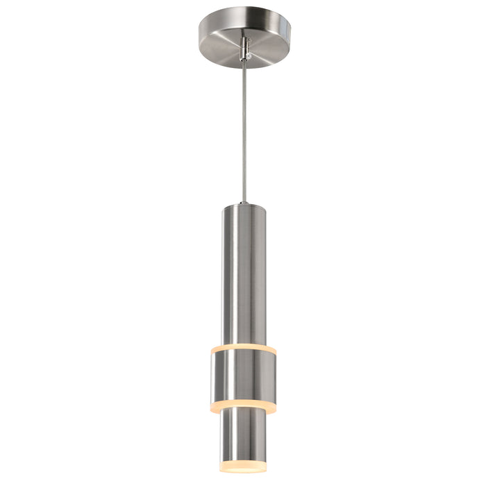 Lena Pendants Satin Nickel 5 Inch LED
