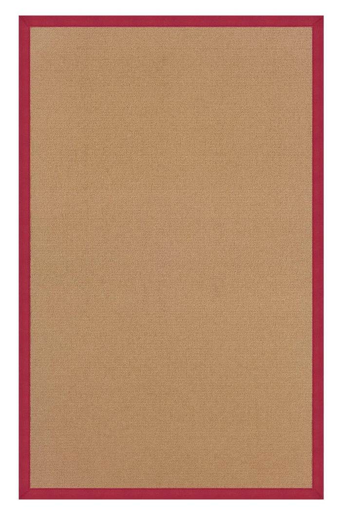 Linon Athena Collection Rug, 100% Wool, 2.6 x 8 ft, Red, Model RUG-AT030328