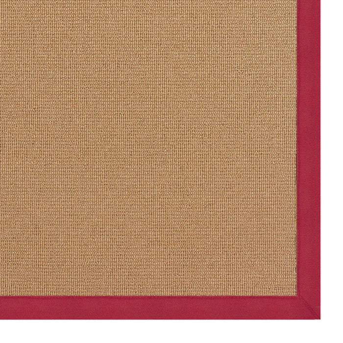 Linon Athena Collection Rug, 100% Wool, 2.6 x 8 ft, Red, Model RUG-AT030328