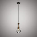 1 Lights Loft single pendant Aged Brass/Matte Black  Dimmable 40W