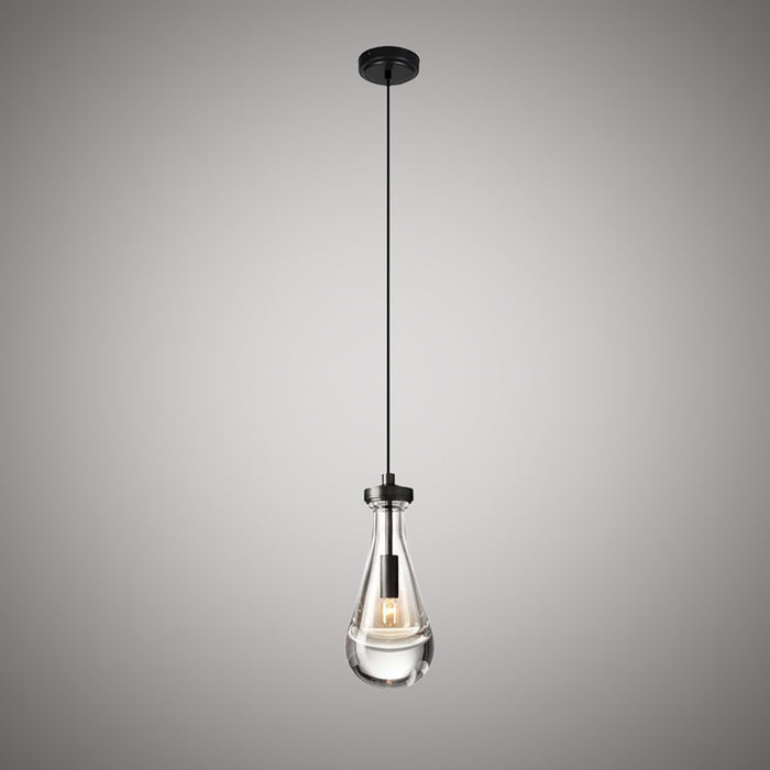 1 Lights Loft single pendant Matte Black  Dimmable 40W