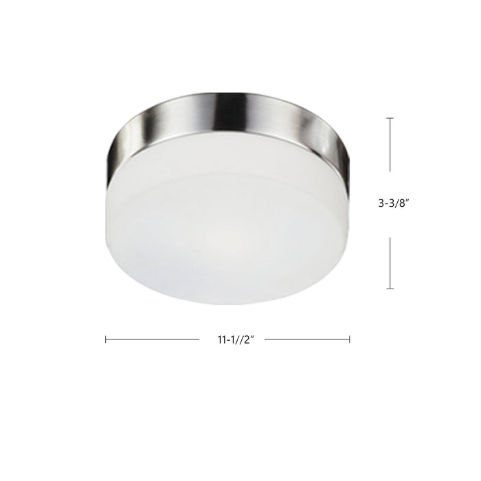 Lomita 12-in Steel Flush Mount