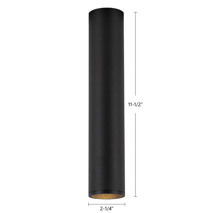 Lorna 11-in (2-in Dia.) Aluminum Flush Mount