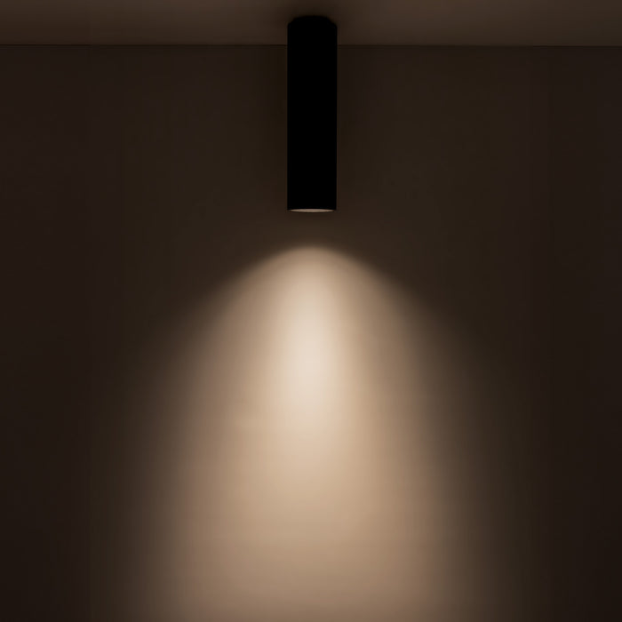 Lorna 11-in (3-in Dia.) Aluminum Flush Mount