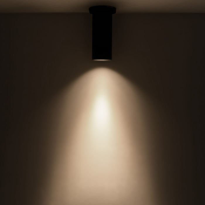 Lorna 8-in (3-in Dia.) Aluminum Flush Mount