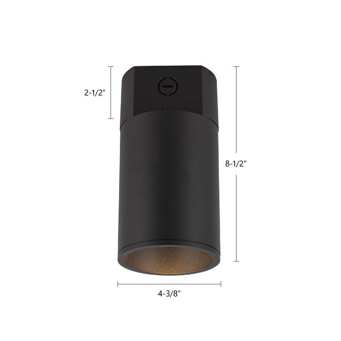 Lorna 8-in (4-in Dia.) Aluminum LED Flush Mount