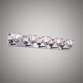 4 Lights Lotus 32-in Vanity Light Chrome  Dimmable 200W
