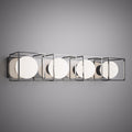 4 Lights Luna 4-light Vanity Light Polished Chrome  Dimmable 240W