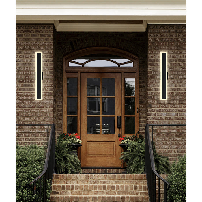 Malibu Outdoor Wall Lights Black Finish