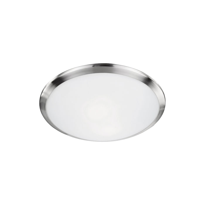 Malta 12-in 1 Light Steel Flush Mount