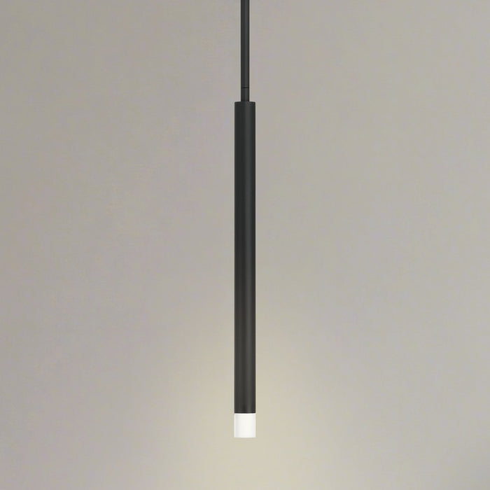 Manhattan 1-inch 1-light Matte Black LED Pendant Light