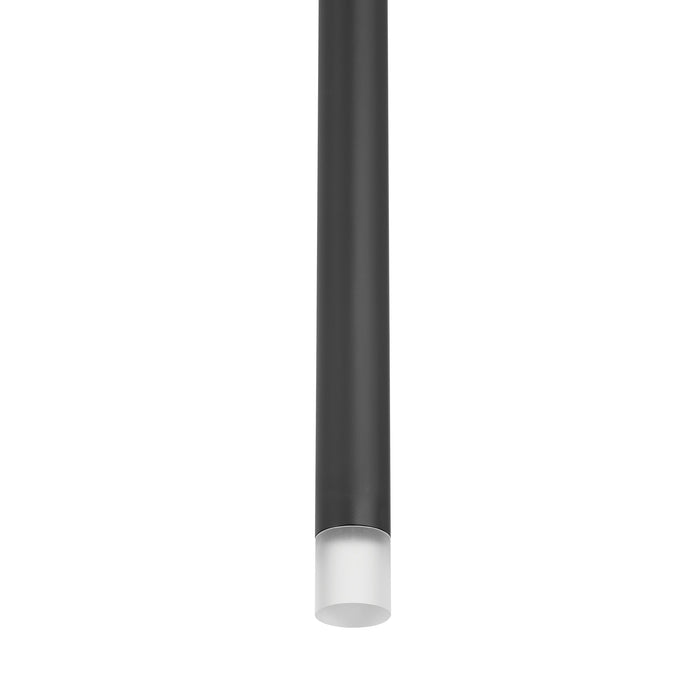 Manhattan 1-inch 1-light Matte Black LED Pendant Light