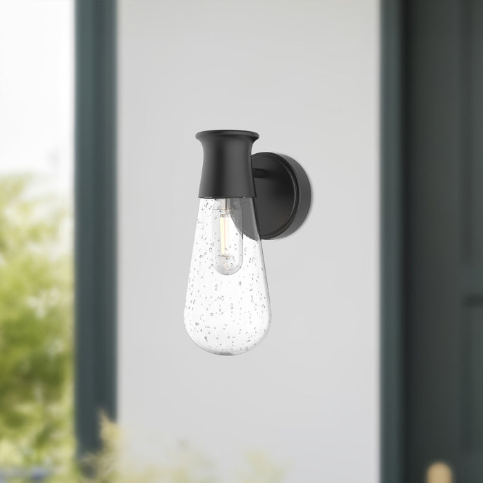 Marcel 5-in Black Outdoor Wall Sconce