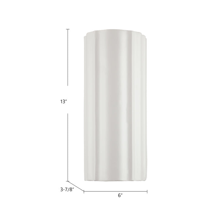 Martine 6-in Polymeric Resin Vanity Light