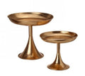 METAL FOOTED PEDESTAL PLATE