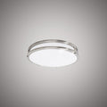 Metro 10-in  Brushed nickel  Dimmable 10W
