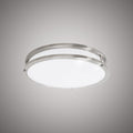 Metro 14-in  Brushed nickel  Dimmable 26W