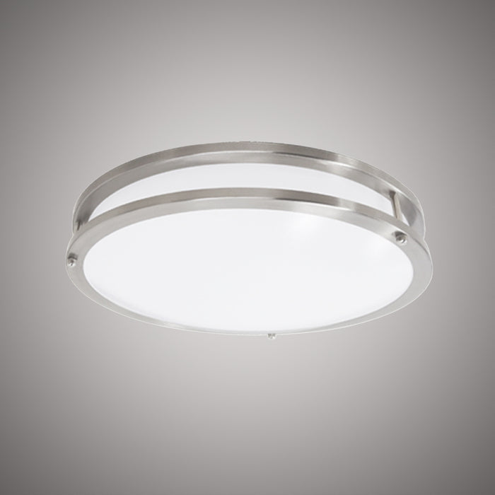 Metro 16-in  Brushed nickel  Dimmable 35W