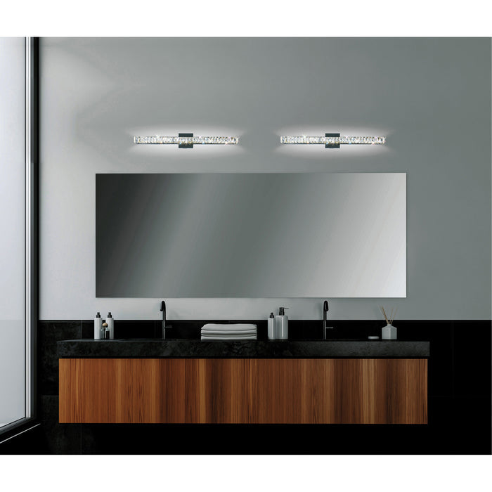 Milan Vanity Lights Integrated LED Chrome
