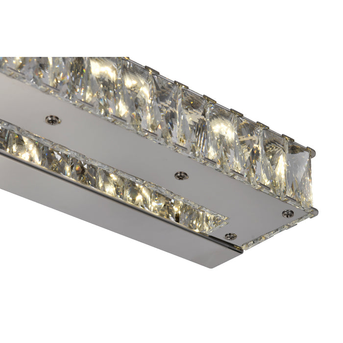 Milan Vanity Lights Integrated LED Chrome